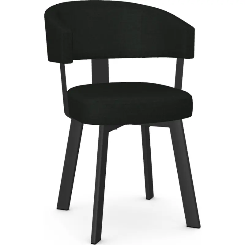 Grissom Dining Side Chair In Matte Black – Model 30560-25-Bq 1