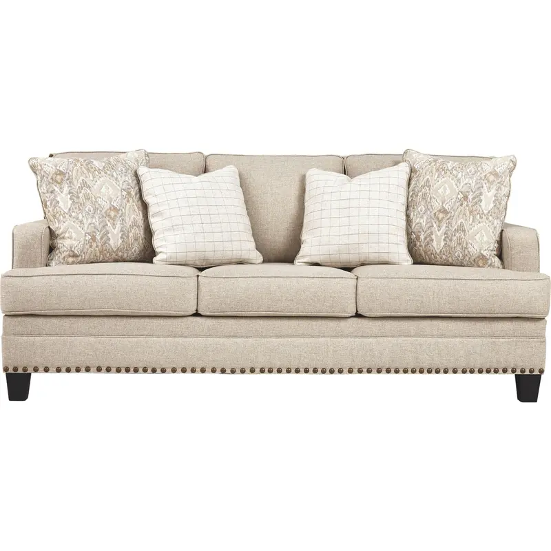 Guin Linen-Blend Upholstered Sofa 1