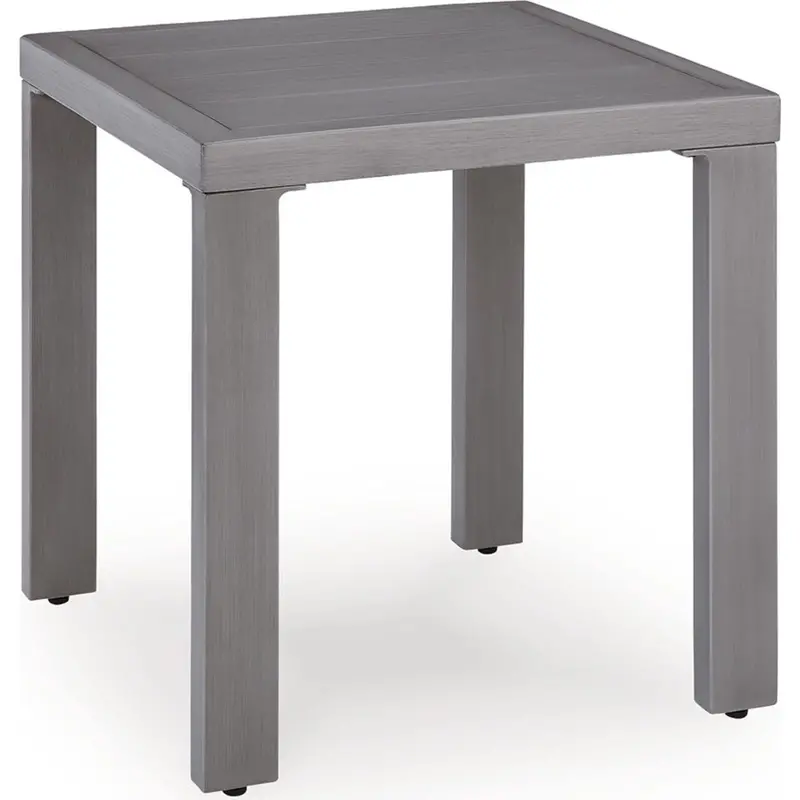 Half Moon Beach Gray Outdoor End Table 1