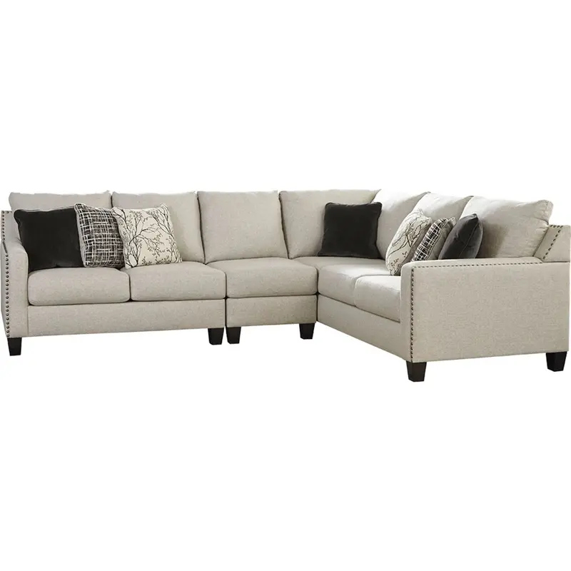Hallenberg Modern 3-Piece L-Shaped Sectional Sofa 1