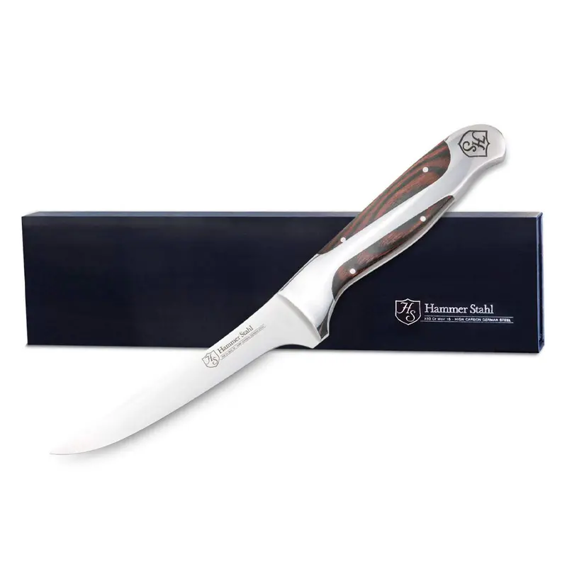 Hammer Stahl 6-Inch High-Carbon Boning Knife – Flexible Blade 1