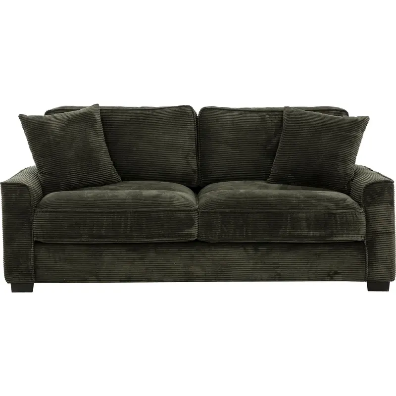 Harrow Condo Sofa In Steno Forest Green – Compact Design For Small Spaces 1