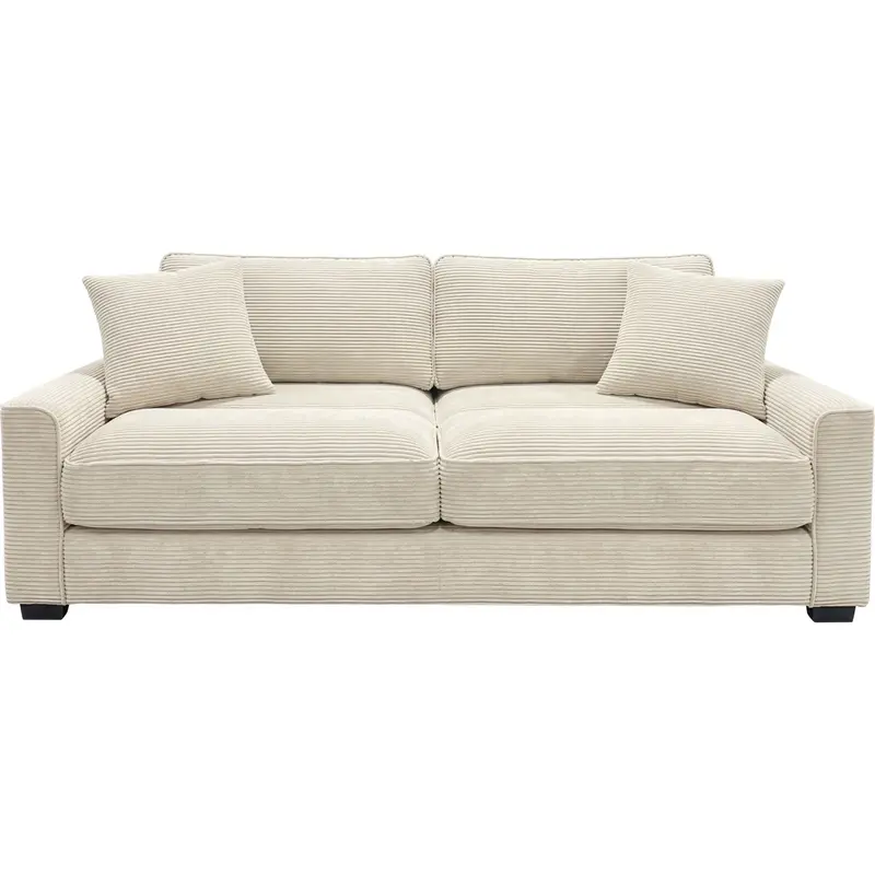 Harrow Ovil Cream Sofa – Mid-Century Inspired Upholstered Seating 1
