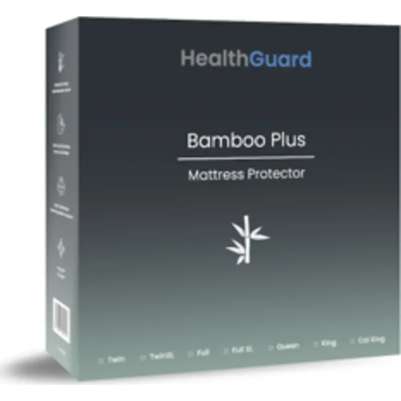 Healthguard Bamboo-Derived Hypoallergenic Mattress Protector 1