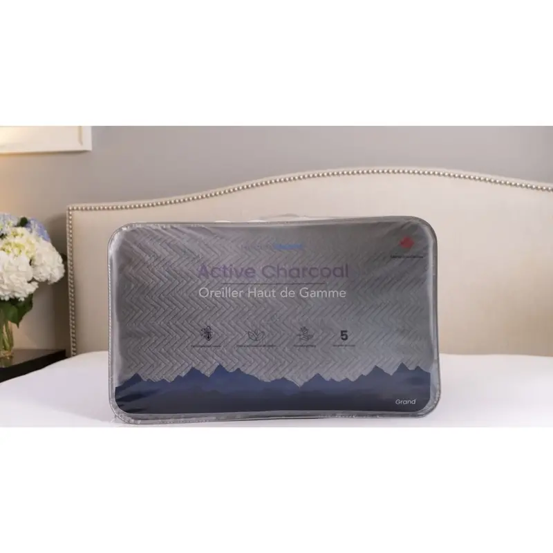 Healthguard Canada Active Charcoal Infused Queen Pillow 1