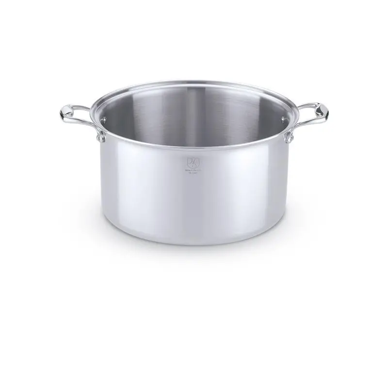 Heritage Steel 5-Ply 8-Quart Stock Pot With Riveted Stainless Handles 2