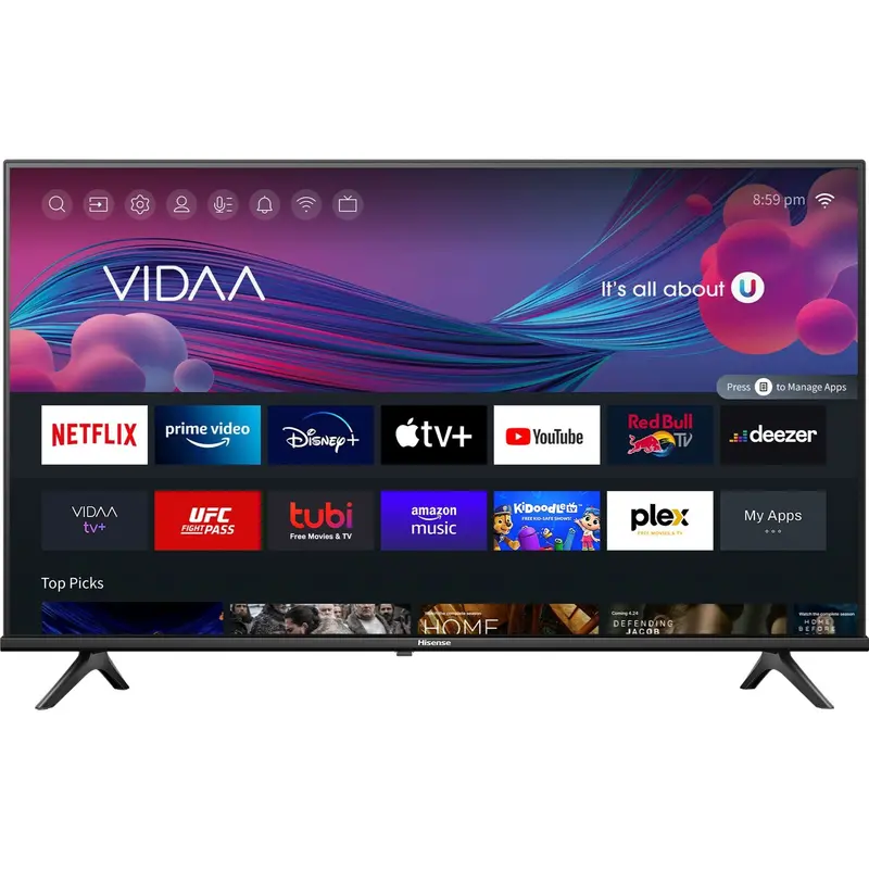 Hisense 32-Inch 720P Led Smart Tv – Slim Black Bezel (32A4Kv) 1
