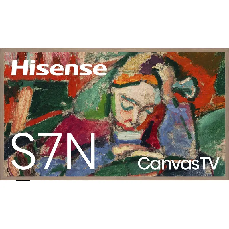 Hisense 75-Inch 4K Qled Canvas Google Tv – Immersive Smart Entertainment (75S7N) 1