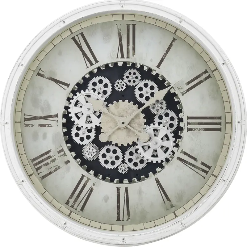 Hunter Large Format Wall Clock – 30" X 30" High-Impact Decor Clock For Entryways Or Open-Plan Areas 1