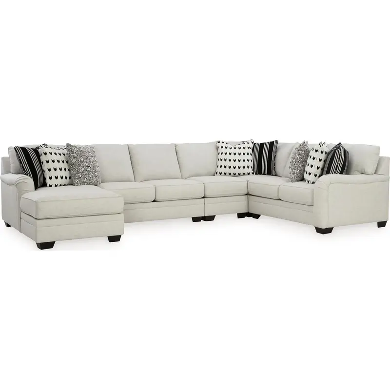 Huntsworth 5-Piece L-Shaped Sectional Featuring Chaise 1