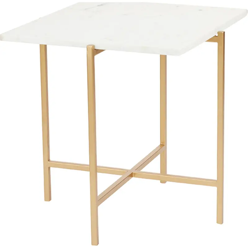 Ida Matching Marble End Table – Contemporary Accent Piece 1