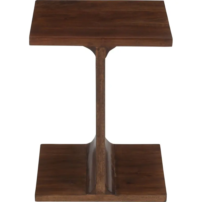 Idiom Compact Accent Table – Dark Walnut Veneer Top 1