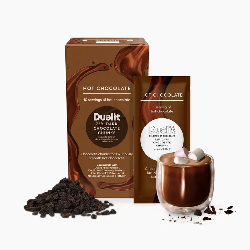 Intense 72% Dark Chocolate Chunk Sachets 1