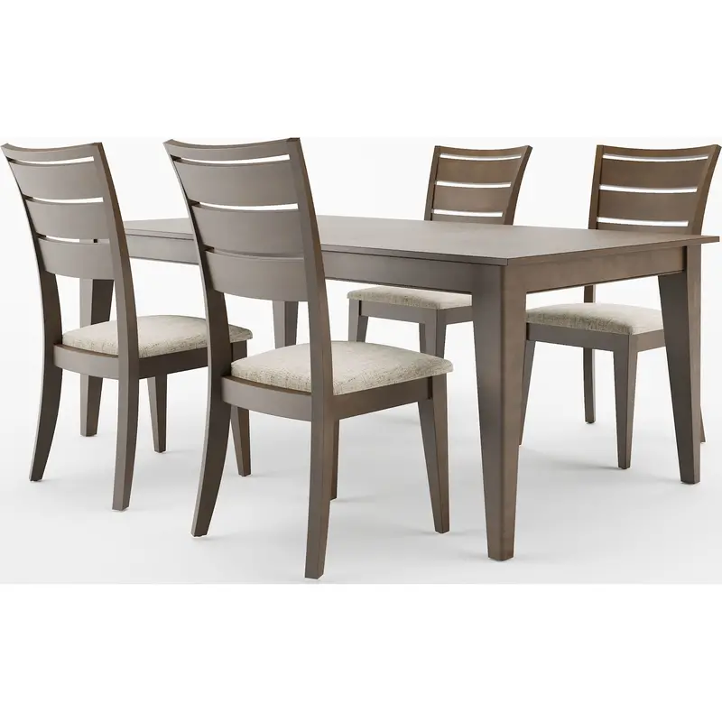 Iris Modern Dining Set – Table And Chairs Ensemble 1