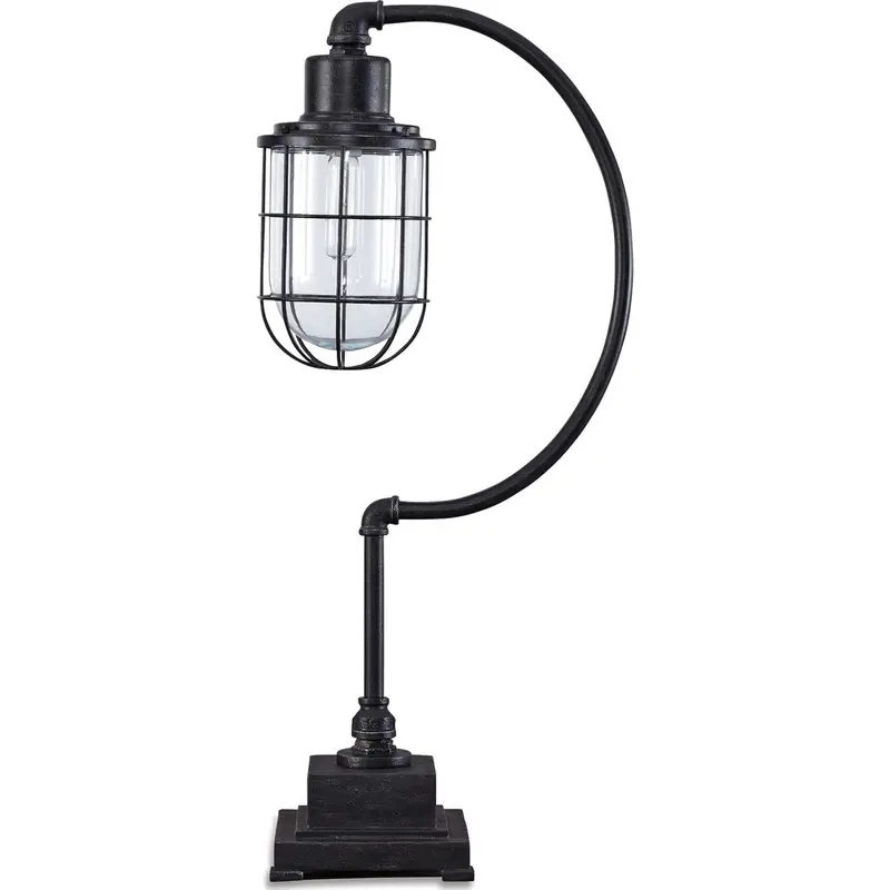 Jae Antique Black Desk Lamp – 33.25" Adjustable Task Light 1
