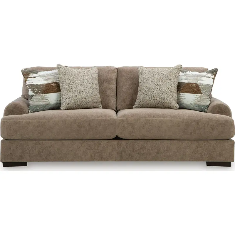 Jayne Park Sand Fabric Sofa – Three-Seater 1