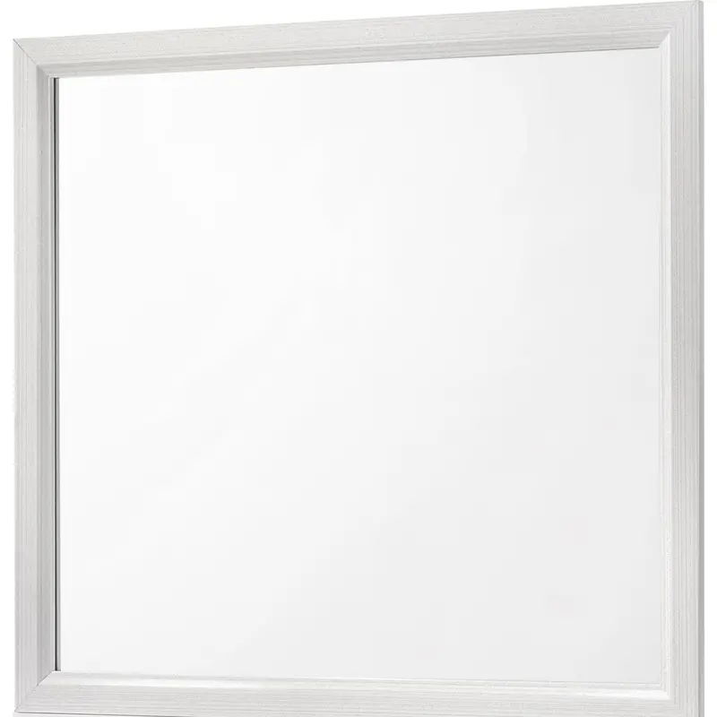 Jessica Full-Length Wall Mirror In Matte White Finish 1