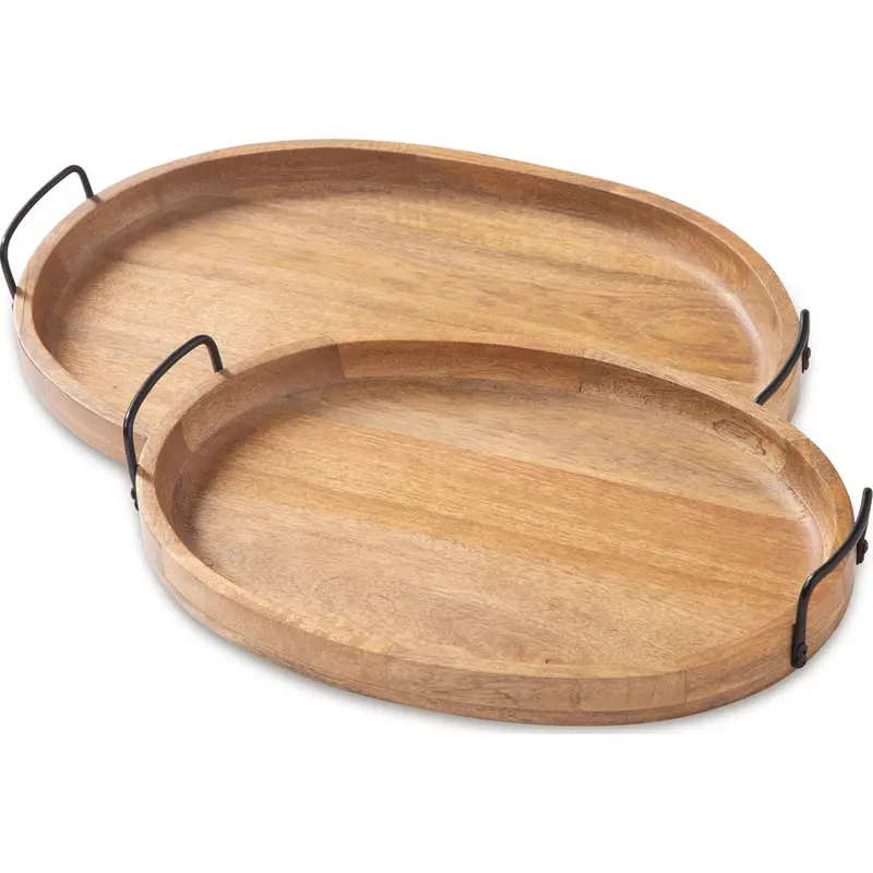 Jocelyne Decorative Tray Set – Two-Piece Accent Collection 1