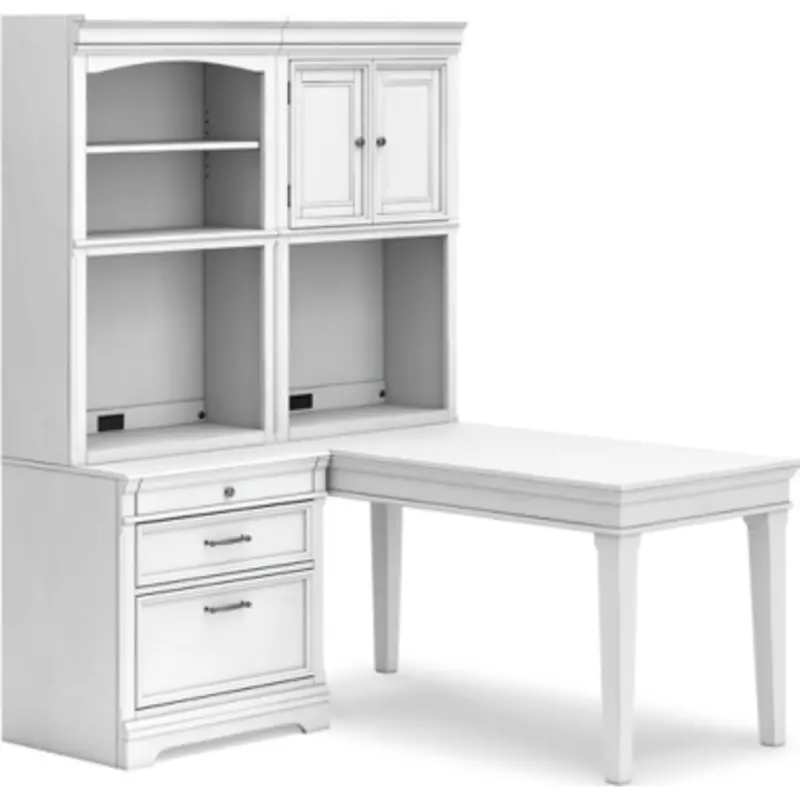 Kanwyn Whitewash Finish Writing Desk 1