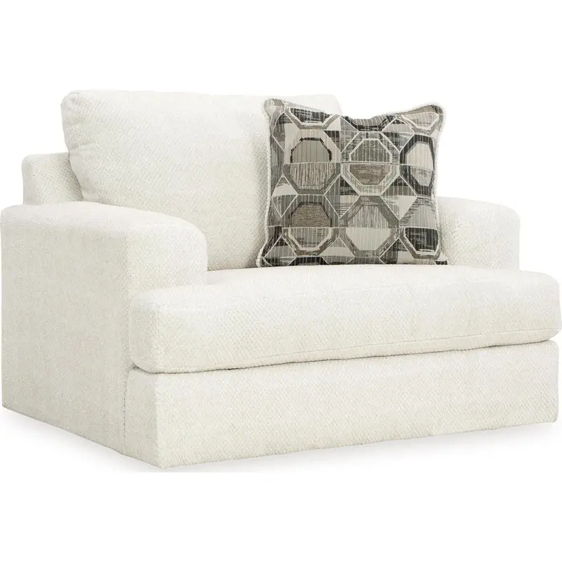 Karinne Linen Chair-And-A-Half 1