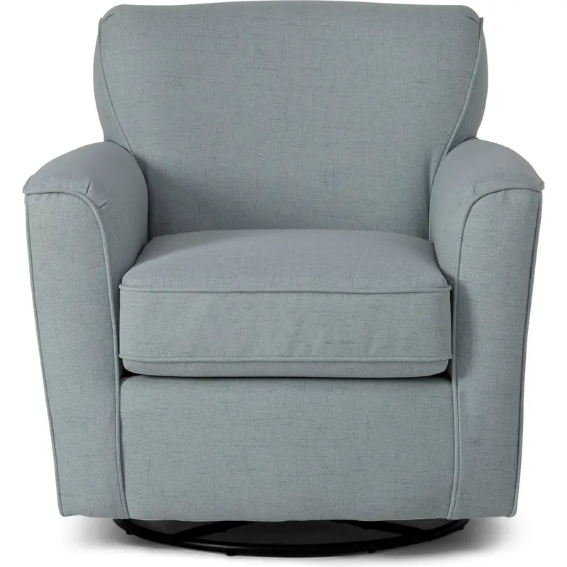 Kaylee Aqua-Tone Swivel Glider Chair With Smooth 360° Rotation 1