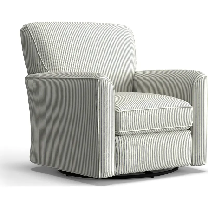 Kaylee Swivel Accent Chair – Adrift Fabric Upholstery 1