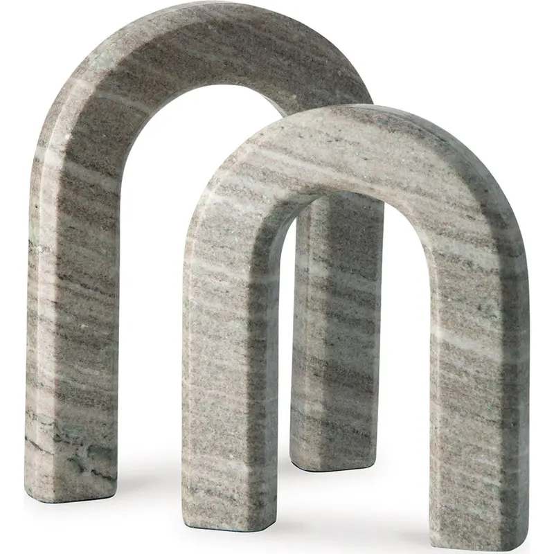 Keithton Abstract Sculpture Pair – Decorative Accent Set 1