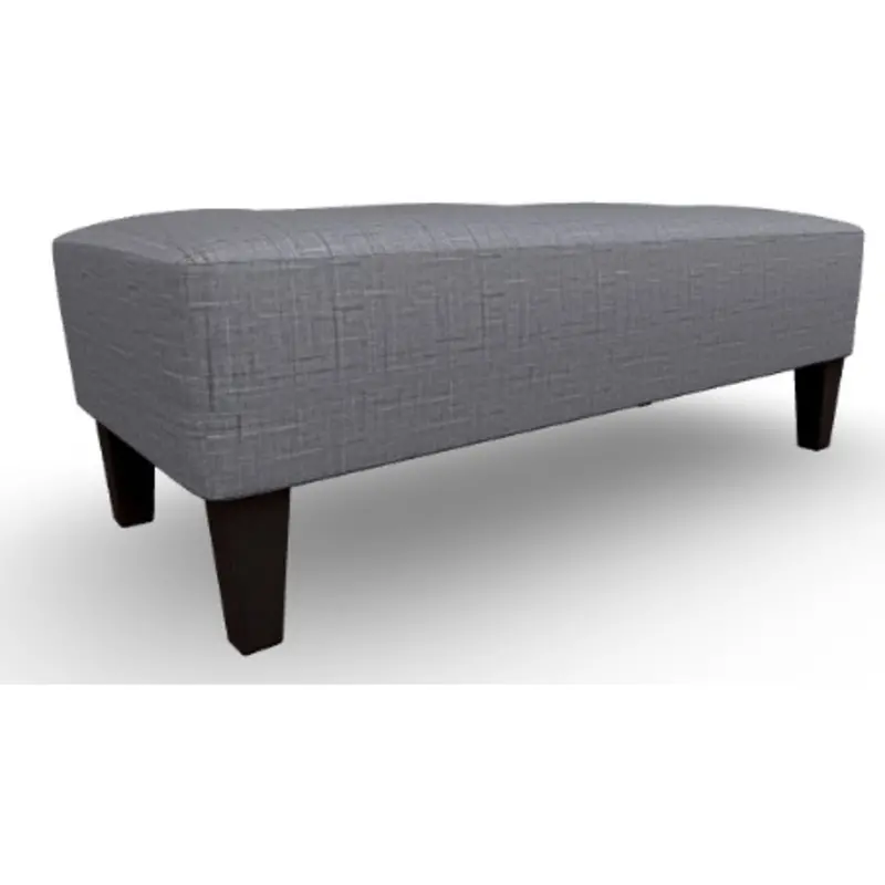 Kenai Gray Upholstered Bench With Two Decorative Pillows 1