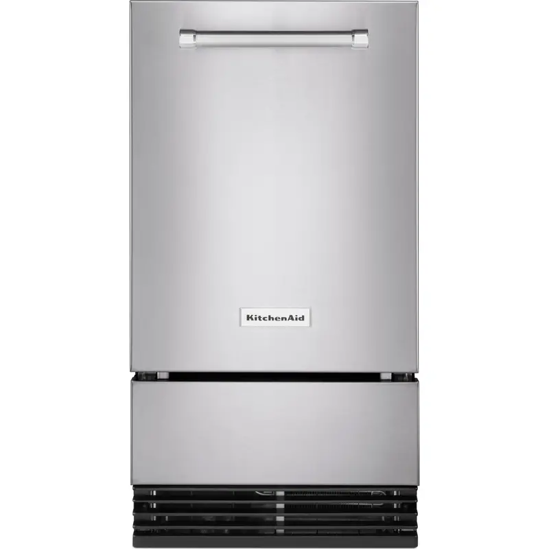 Kitchenaid 18-Inch Built-In Ice Maker – Stainless Steel With Smudge-Resistant Printshield Finish (Kuid308Hps) 1