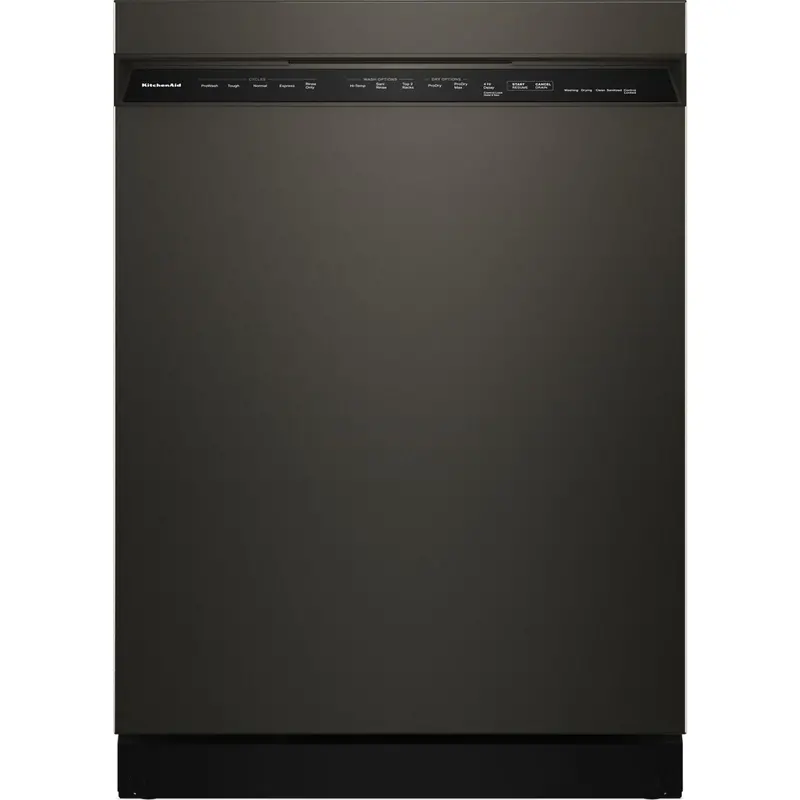Kitchenaid 24" Dishwasher With 360 Max Jets, Third-Tier Rack & Prodry™ Drying System – Black Ore (Kdfs424Sbe) 1