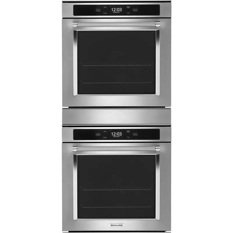 Kitchenaid 24-Inch Stainless Steel Smart Double Wall Oven With True Convection (Kodc504Pps) 1