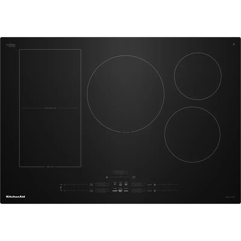Kitchenaid 30-Inch 5-Zone Induction Cooktop – Matte Black Finish (Kcit730Sbl) 1
