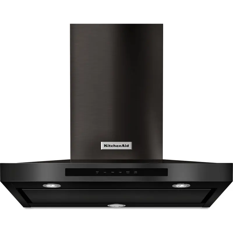 Kitchenaid 30-Inch Black Stainless Steel Canopy Range Hood – 3-Speed Wall Mount (Kvwb600Hbs) 1