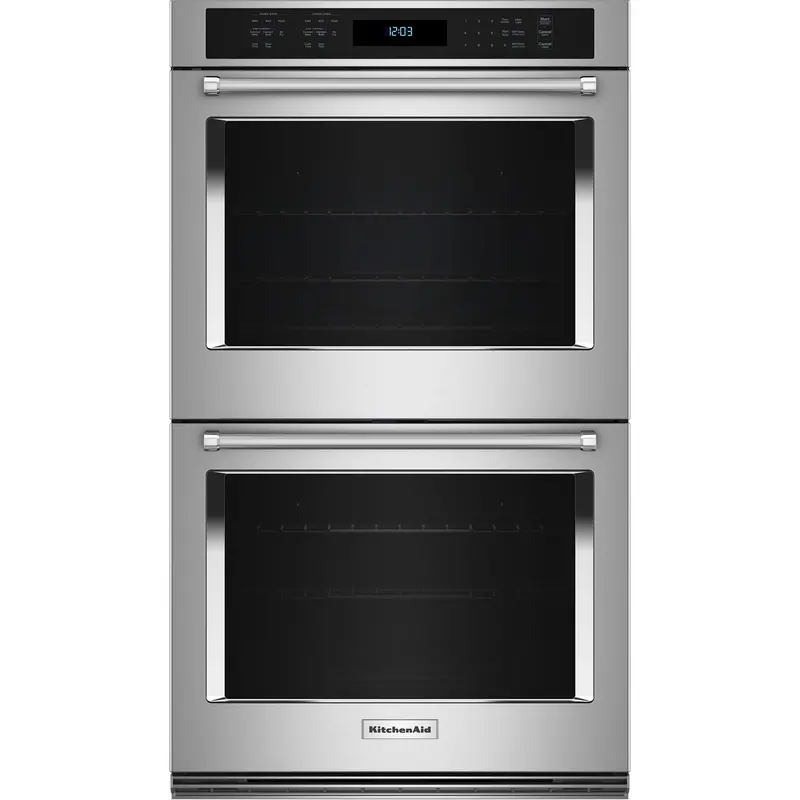 Kitchenaid 30-Inch Double Wall Oven With Air Fry – Stainless Steel (Koed530Pps) 1
