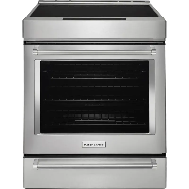 Kitchenaid 30-Inch Induction Convection Range With Baking Drawer – Front-Control (Ksib900Ess) 1
