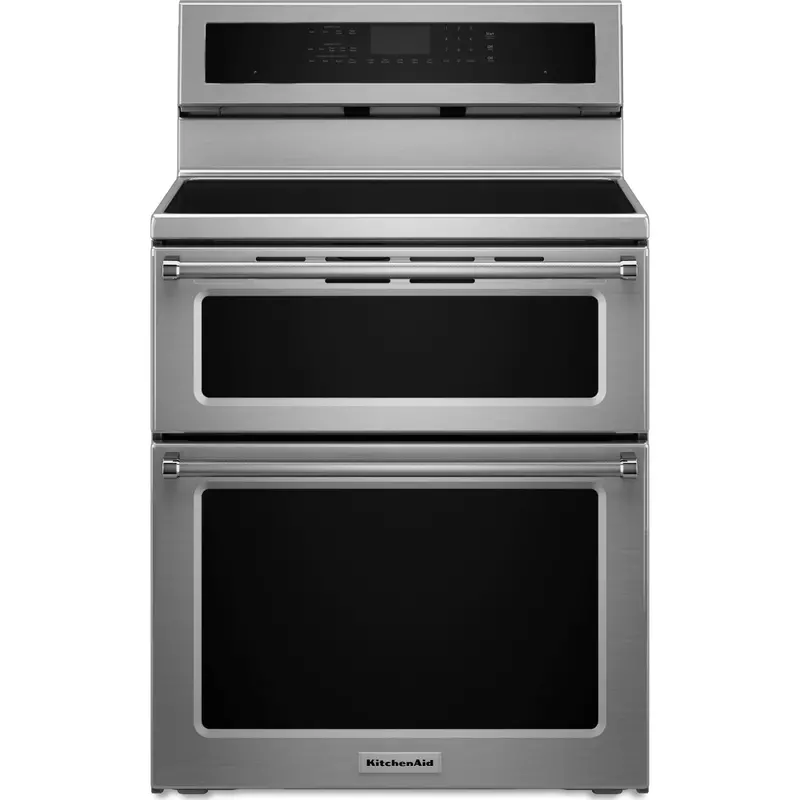 Kitchenaid 30-Inch Induction Double Oven Convection Range (Ykfid500Ess) 1