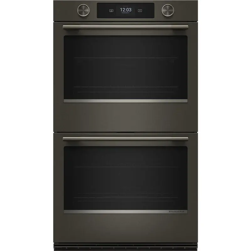 Kitchenaid 30-Inch Smart Double Wall Oven With Assisted Cooking – Black Ore (Koed730Sbe) 1