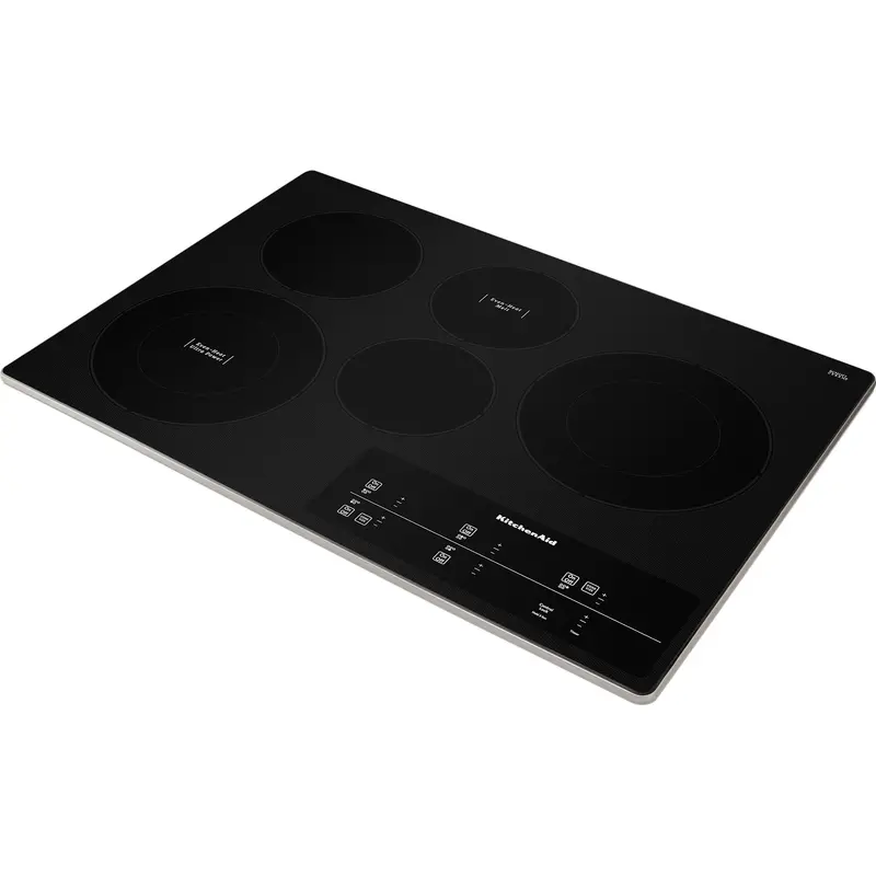 Kitchenaid 30-Inch Stainless Steel Electric Cooktop – 5 Burners With Touch Controls (Kces950Kss) 1