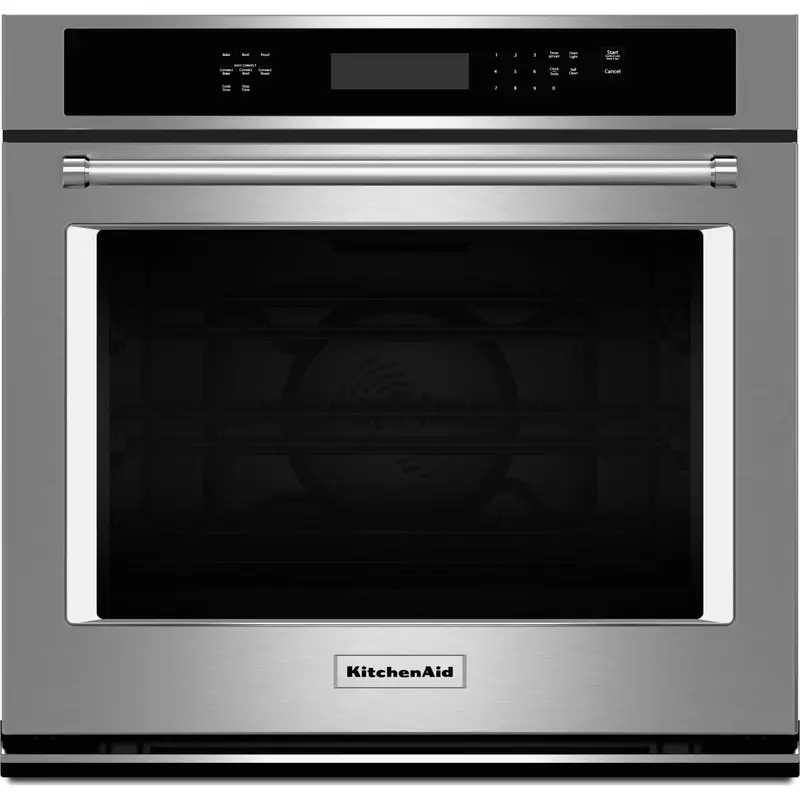 Kitchenaid 30" Single Wall Oven – Even-Heat True Convection Technology, Stainless Steel (Kose500Ess) 1