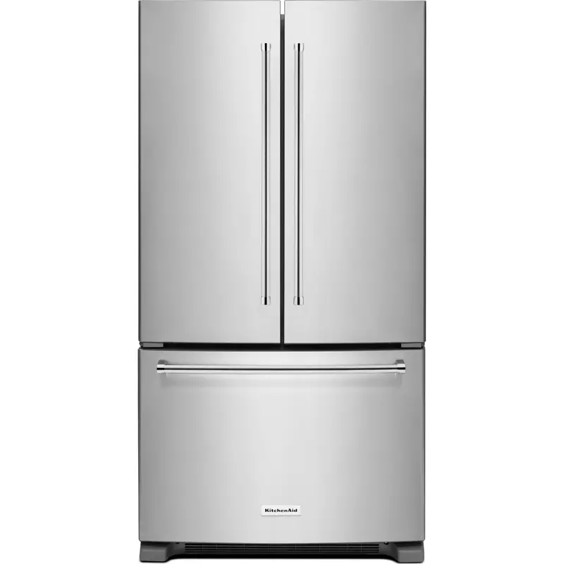 Kitchenaid 36-Inch Counter-Depth French Door Refrigerator – 20 Cu. Ft. With Interior Water & Ice Dispenser, Stainless Steel – Krfc300Ess 1