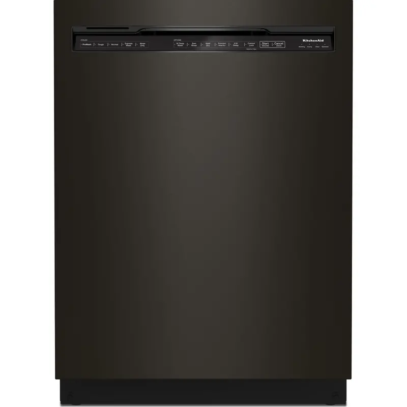 Kitchenaid 39 Dba Dishwasher With Printshield Finish & Third-Level Rack – Black Stainless (Kdfe204Kbs) 1