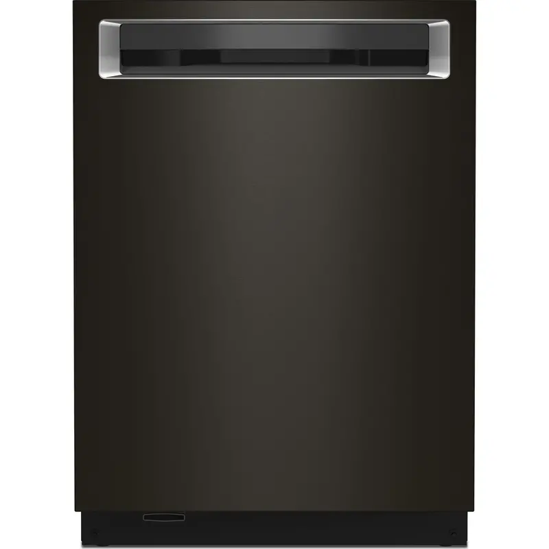 Kitchenaid 44 Db Black Stainless Dishwasher With Third Rack & Led Lighting (Kdpm804Kbs) 1