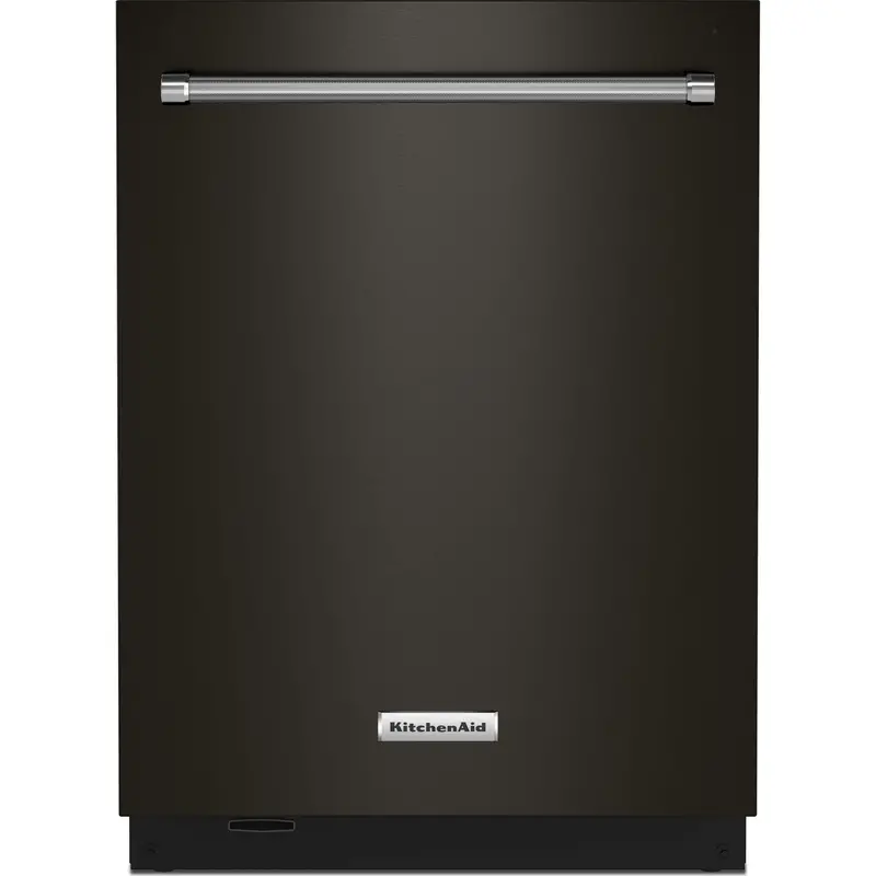 Kitchenaid 44 Db Dishwasher Featuring 360° Max Jets, Adjustable Third Rack & Led Lighting – Black Stainless Steel (Kdtm804Kbs) 1