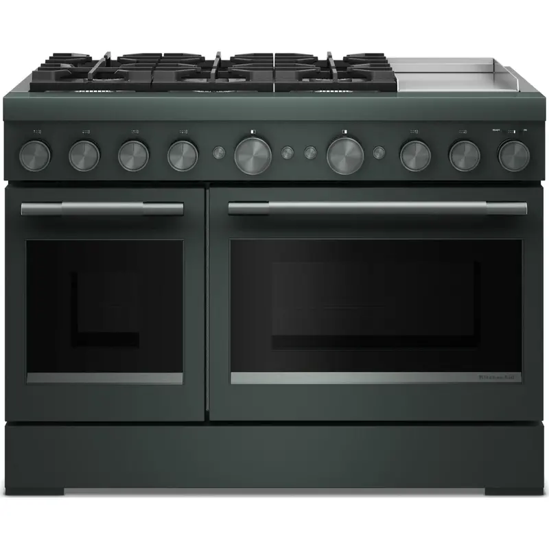 Kitchenaid 48-Inch Dual Fuel Range – Juniper Finish, Professional Series 1