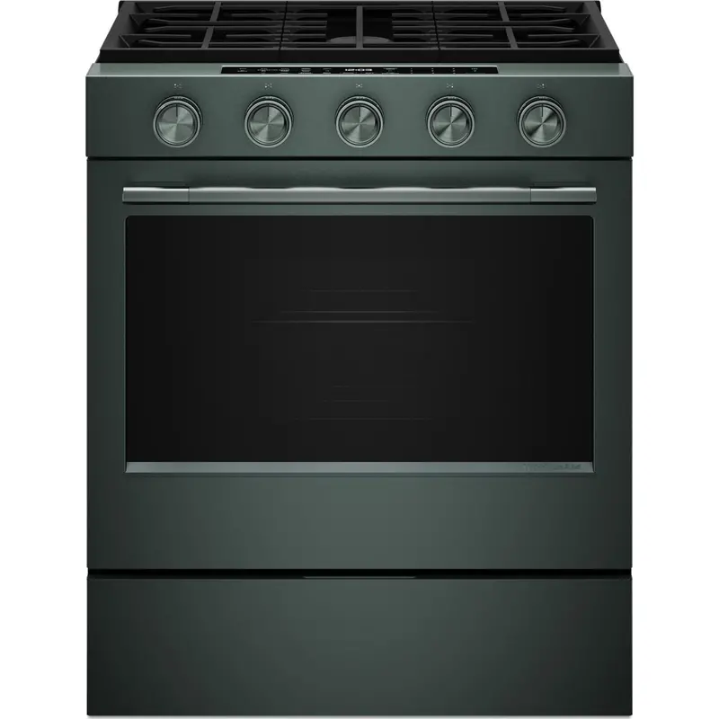 Kitchenaid 5.0 Cu. Ft. Smart Slide-In Gas Range With Convection, Dual-Mode Burner & Juniper Finish (Ksgs530Sjp) 1