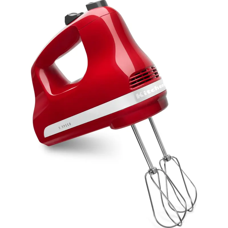Kitchenaid 5-Speed Ultra Power Hand Mixer – Empire Red Khm512Er 1