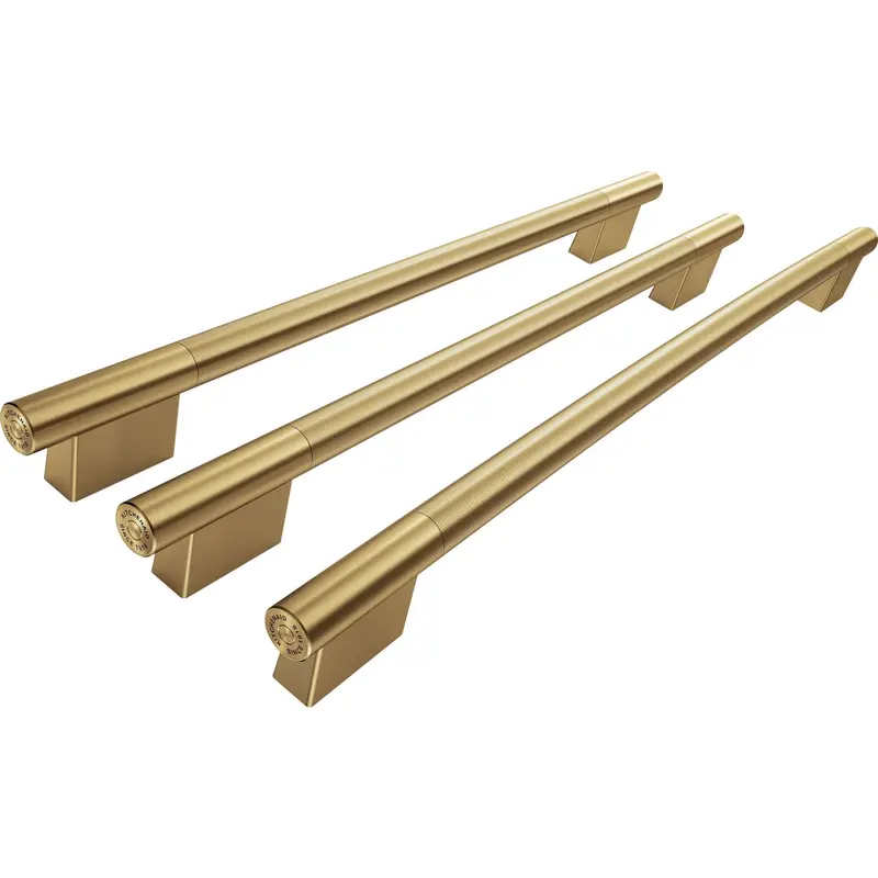 Kitchenaid Brass Pulls For Four-Door French Door Refrigerator Models 1