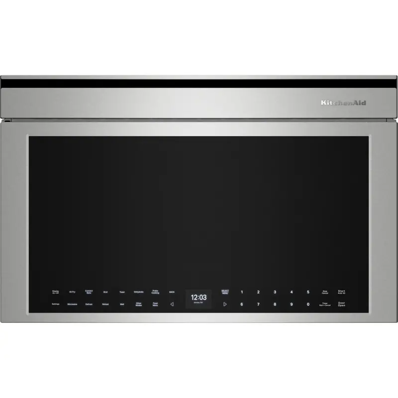Kitchenaid Built-In Convection Microwave Oven With Air Fry – Printshield Stainless Steel (Ykmbt730Sps) 1