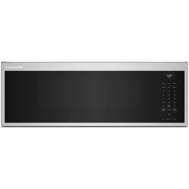 Kitchenaid Fingerprint-Resistant Stainless Steel Low-Profile Microwave Hood – Dual Fan Ventilation (Ykmml550Rps) 1