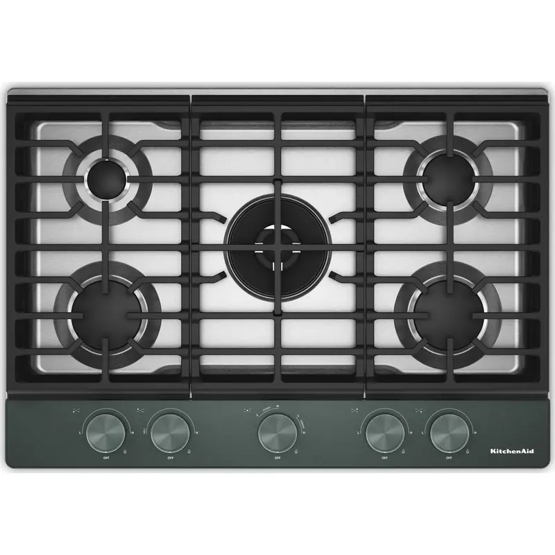 Kitchenaid Juniper Gas Cooktop – 30" With Wok Grate & Cookshield™ Finish (Kcgk530Sjp) 1